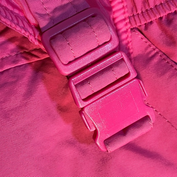 L.L. Bean Ski Snow Pants Bib Girls Youth Size 16 Insulated Pink Reinforced Knees - Picture 11 of 14